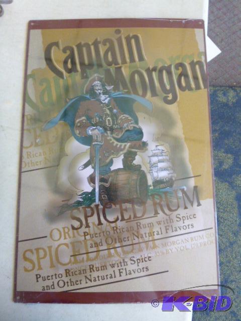 Captain Morgan Metal Sign 12&quot X 18&quot...