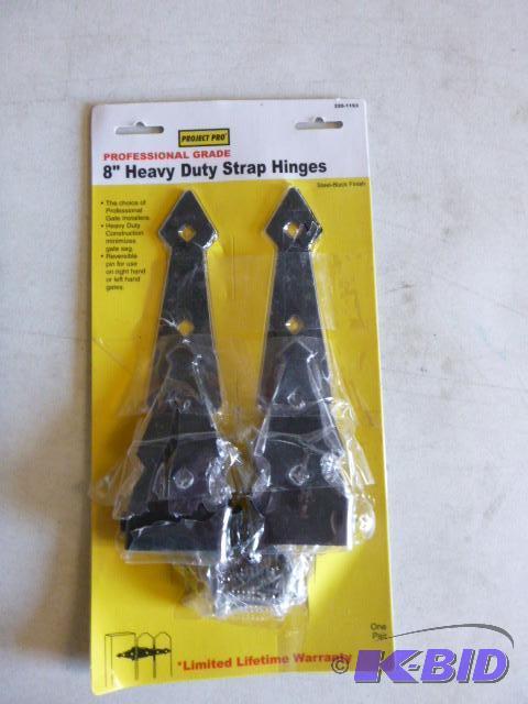 Project Pro 8&quot Heavy Duty Strap Hinges...