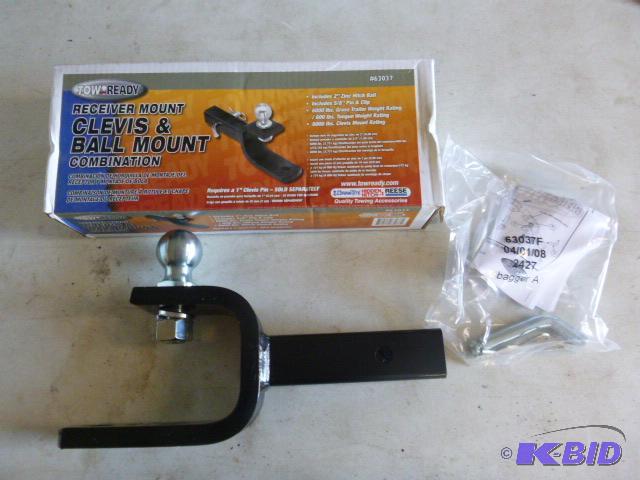 Tow Ready Receive Mount Clevis and Ball Mount...