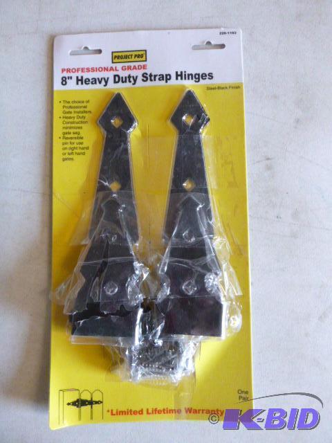 Project Pro 8&quot Heavy Duty Strap Hinges...