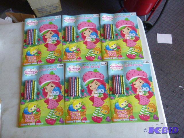 Six Strawberry Shortcake Coloring Books with ...