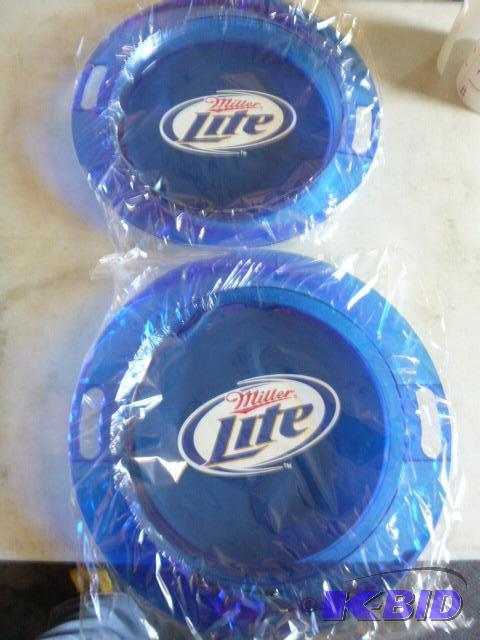 Two Miller Lite Serving Trays...