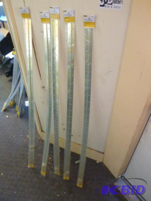 Five Continuous Hinges Brass - 48&quot X 1 1...