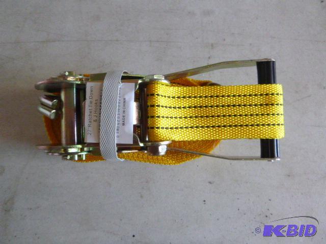 27 Ratchet Tie Down with J Hooks...