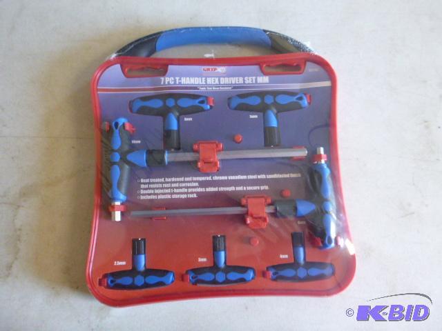 Grip 7 Piece T-Handle Hex Driver Set 2.5mm to...