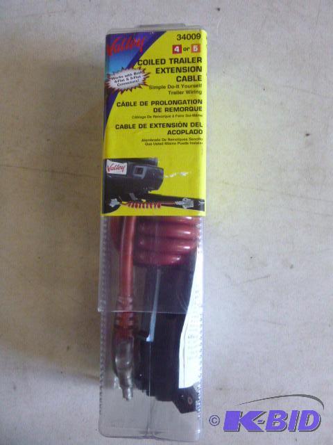 Valley 4 or 5 Pin Coiled Trailer Extension Ca...