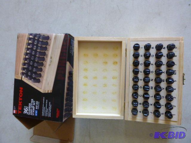 Tekton&nbsp36 Piece Number and Letter Stamp ...
