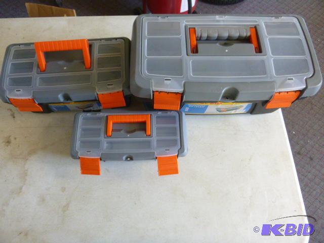 Three Piece Tool Box Set...