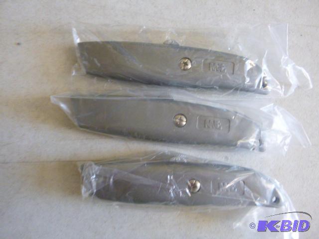 Three Utility Knives...