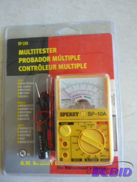 Sperry SP-10A Multitester...