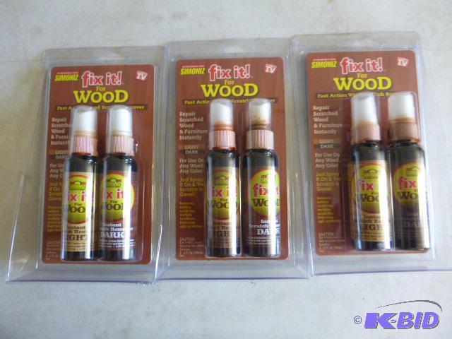 Three Packs of Simoniz Fix It for Wood...