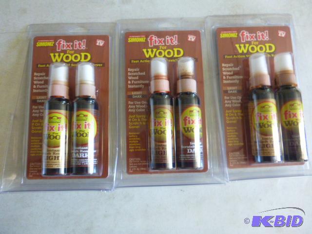 Three Packs of Simoniz Fix It for Wood...