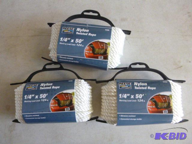 Three Packages of Reese Nylon Twisted Rope 1...