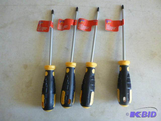 Four Philips Screwdrivers with Magnetic Tips...