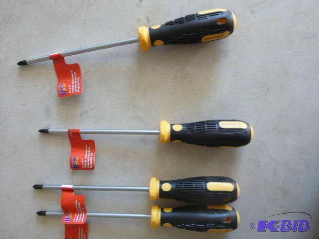 Four Philips Screwdrivers with Magnetic Tips...
