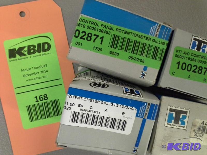 lot 168 image: KIT AC CONTROL PANEL POTENTIOMETER GILLIG 82-13732-000