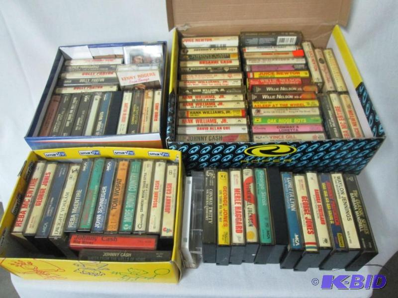 Boxes of Cassette Tapes