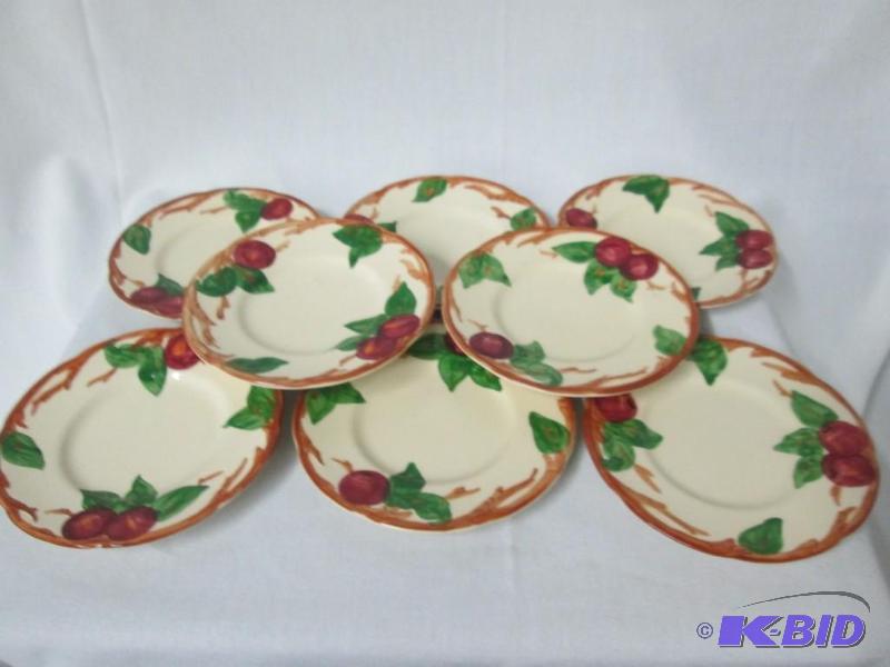 Franciscan Apple Pattern Plates