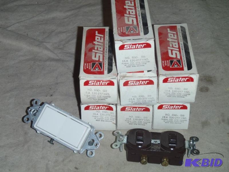 lot 107 image: Electrical Switches and Receptacles