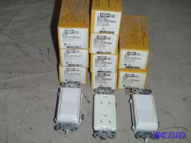lot 162 image: Electrical Switches and Receptacles