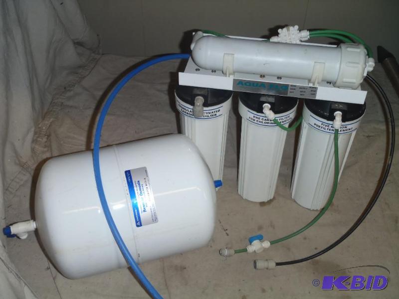 lot 222 image: RO Filter System and Storage Tank