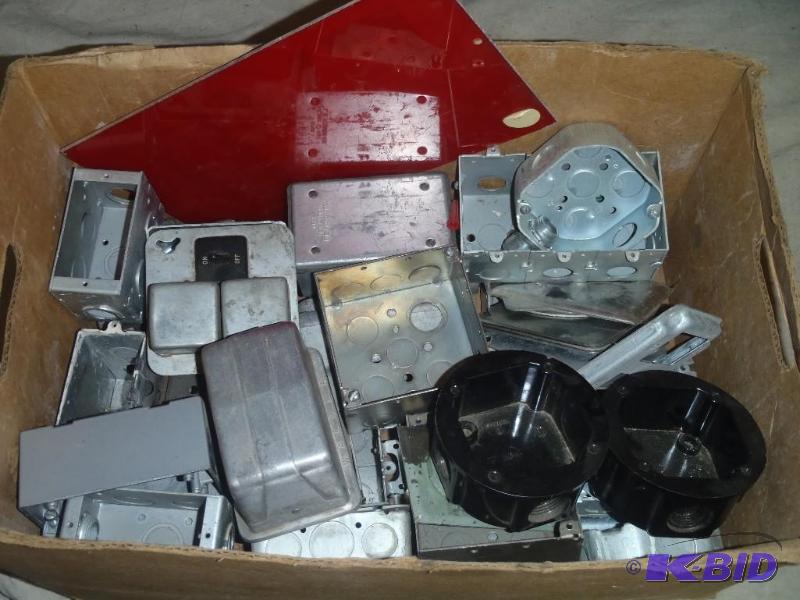 lot 35 image: Metal Outlet & Junction Boxes