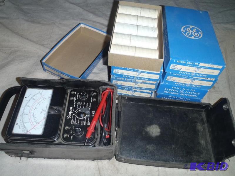 lot 68 image: Simpson 260 Multimeter wRecord Rolls