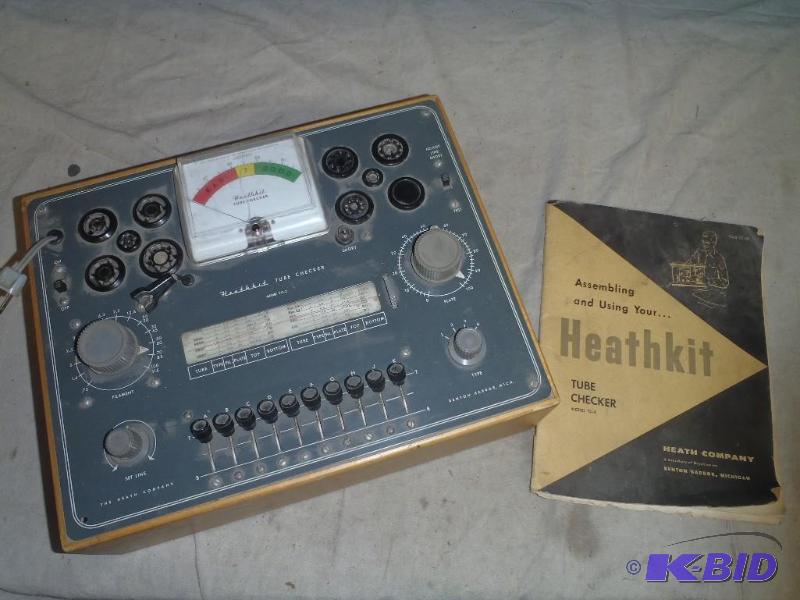 lot 70 image: Vintage Heathkit Vacuum Tube Checker