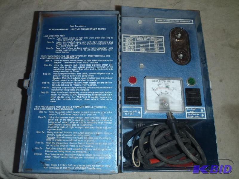 lot 83 image: Dongan Ignition Transformer Tester