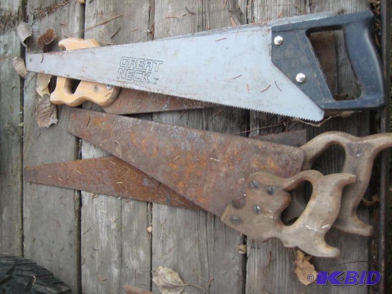Assortment of Hand Saws