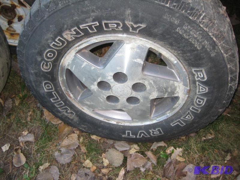 Pair of Jeep Cherokee Tires and Rims