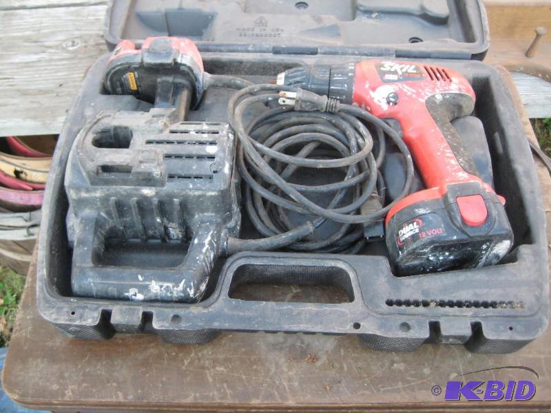 Skil Cordless Drill and Cord Attachment