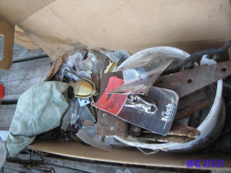 Assortment of Bolts and Hinges