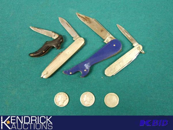 Antique Knives and Mercury Dimes