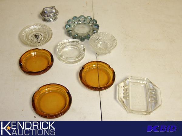Vintage Ashtrays and Lighter