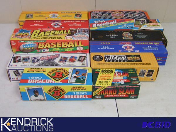 12 Boxes of Baseball Cards