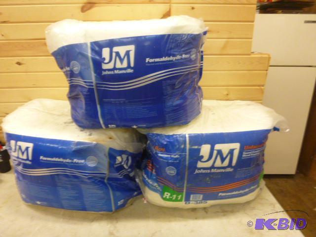 lot 126 image: Three Rolls of Insulation R-11...