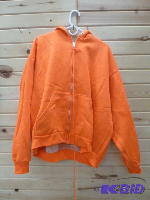 lot 165 image: Blaze Orange Hooded Jacket Size 4XL...