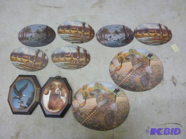lot 175 image: Ten Wildlife Plaques...