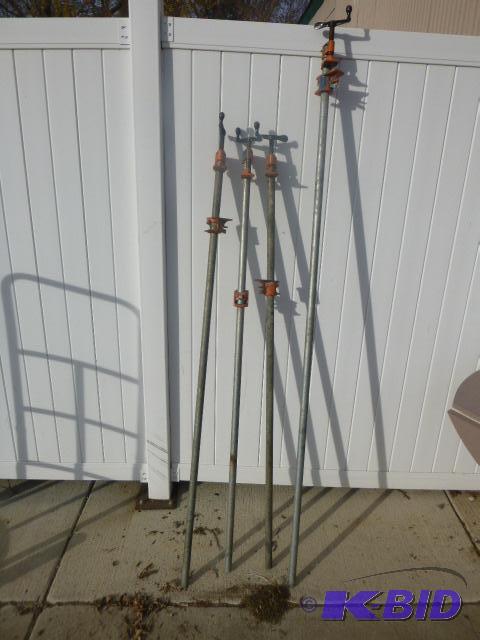 lot 210 image: Four 48" Bar Clamps...