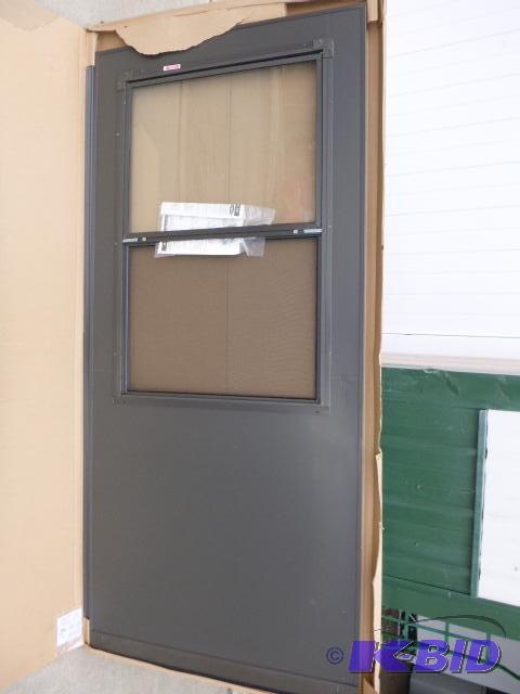 lot 239 image: New Larson 293-ST Storm Door Brown - 81"...