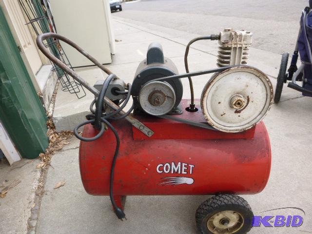 lot 241 image: Comet Air Compressor 12 HP, tested and works...