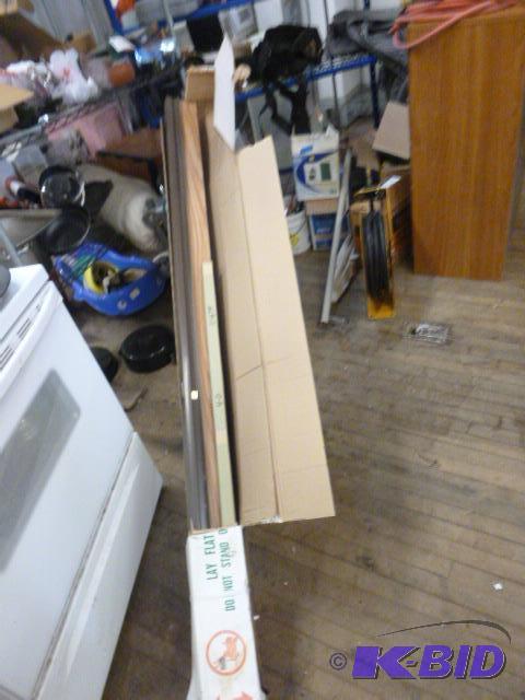 lot 64 image: Wood Fold Accordion Door 4 feet - light oak....