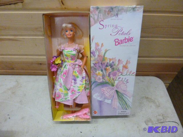 lot 74 image: Spring Petals Barbie Doll Second in a series....
