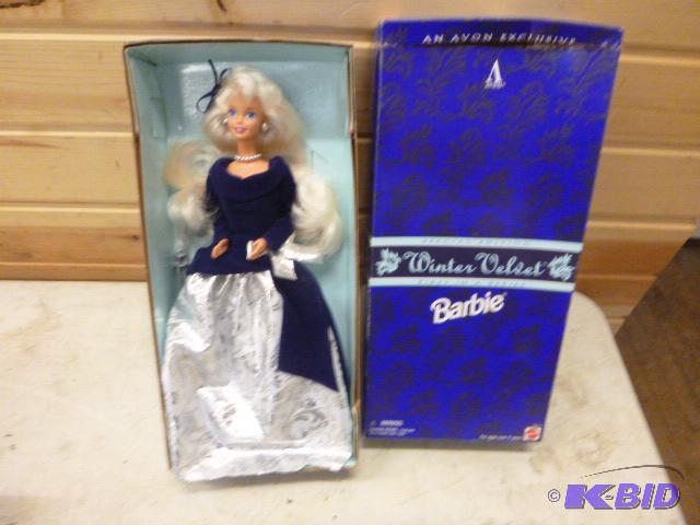lot 75 image: Winter Velvet Barbie Doll...