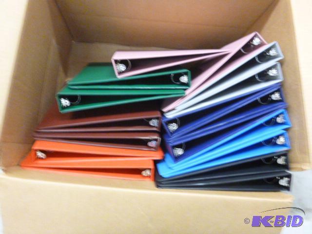 lot 97 image: Box of 3-Ring Binders...