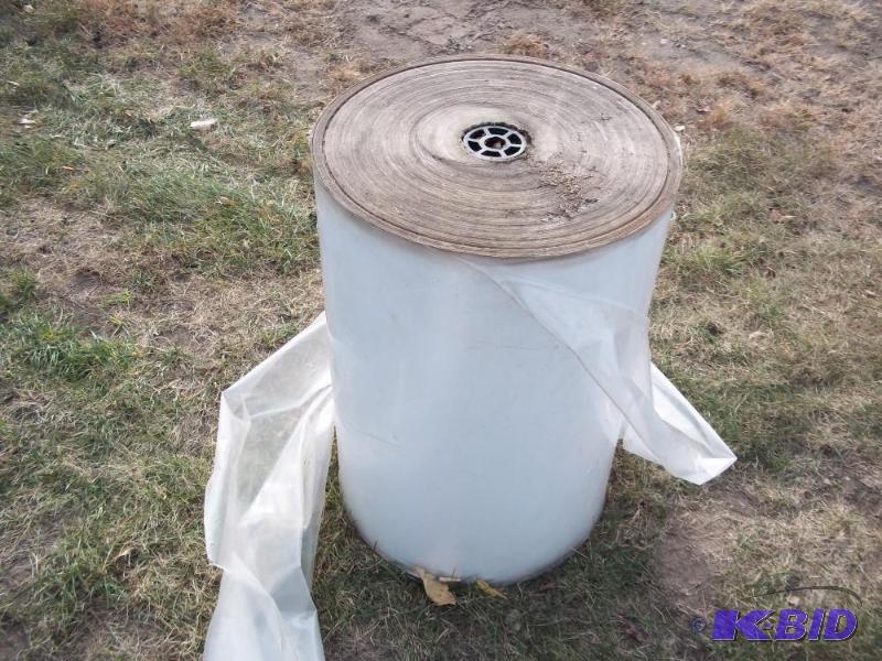 lot 17 image: Roll of Plastic Sheeting 24" wide...