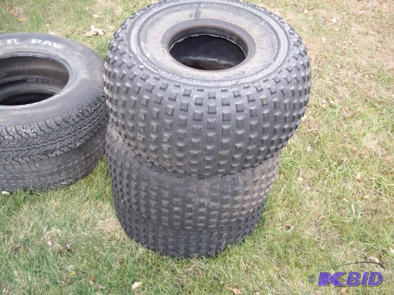 lot 26 image: 3 Three Wheeler tires 25 x 12.0 - 9...