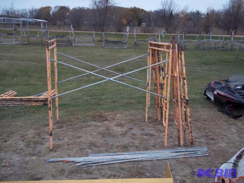 lot 9 image: 3 sets of Scaffolding...