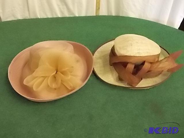 2-Brown Straw&nbspHats (1-Italian, 1-Giovann...
